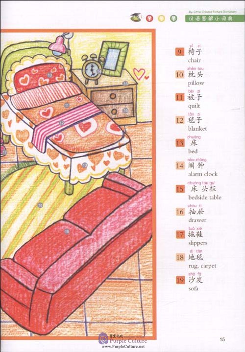 Sample pages of My Little Chinese Picture Dictionary (ISBN:7100067278, 9787100067270)