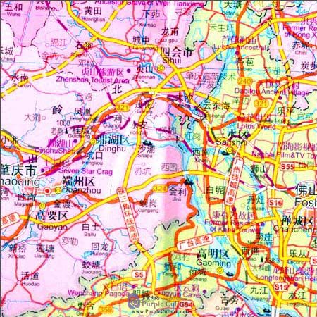 Sample pages of Map of Guangdong Province (2018 Edition) (ISBN:9787807216841)