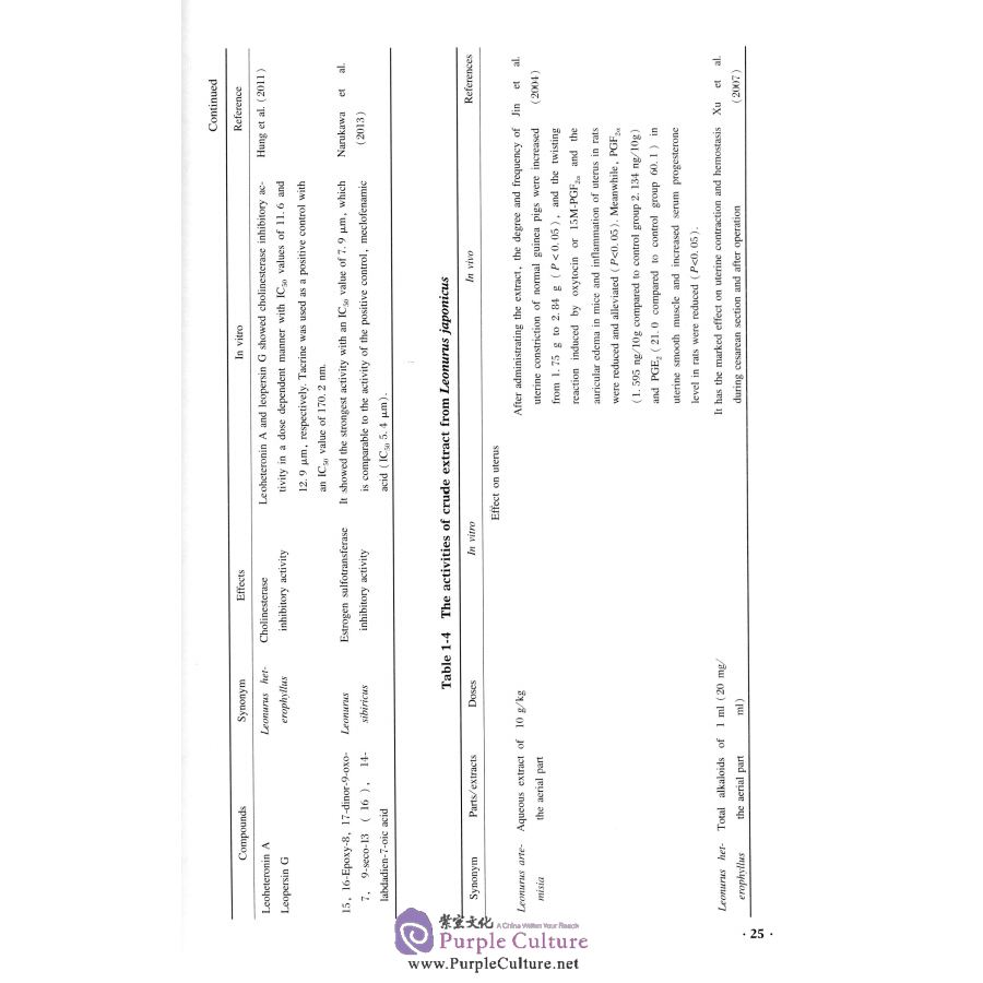 Sample pages of Ethnopharmacology, Phytochemistry and Pharmacology: Review of Traditional Chinese Medicine I (ISBN:9787030456397)