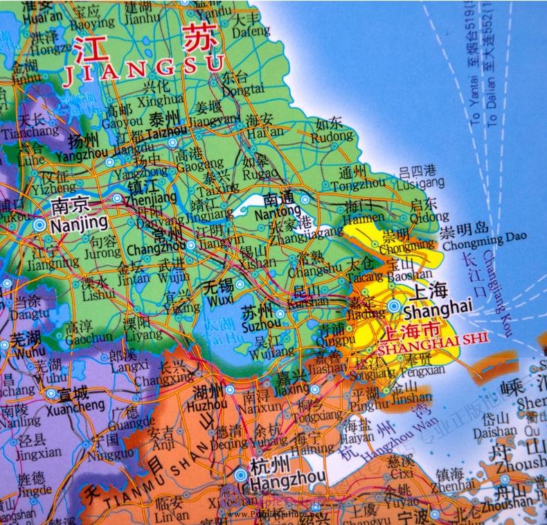 Map of the People's Republic of China (poster 1.4m * 1m