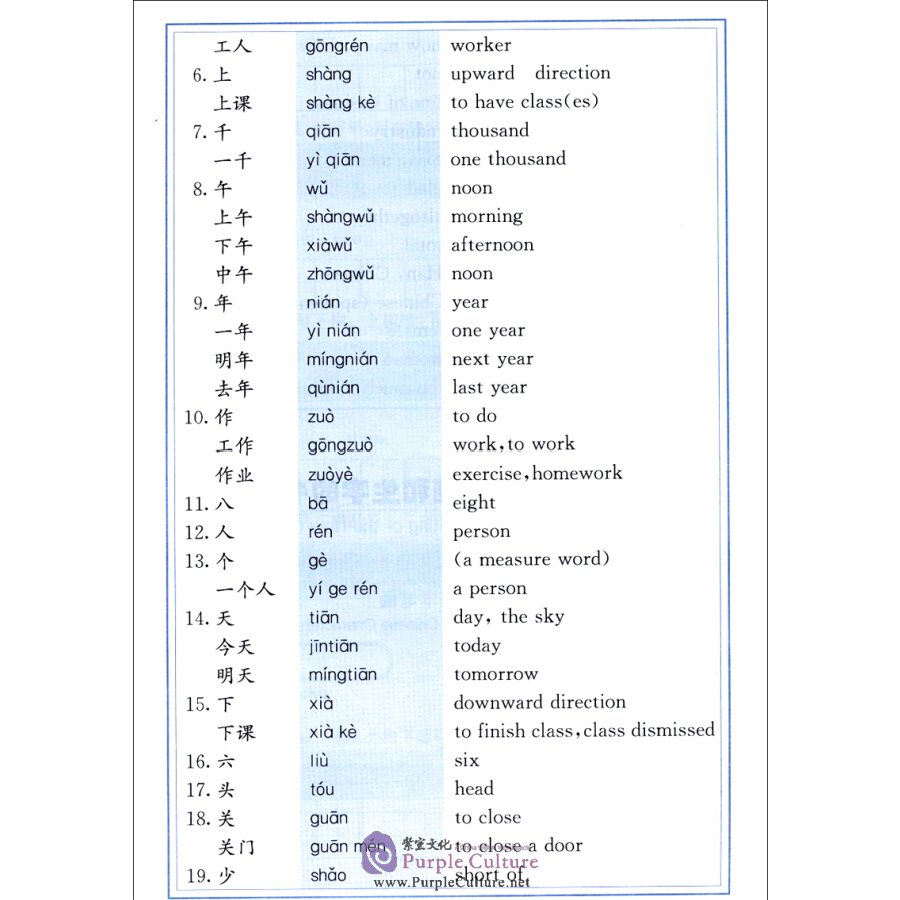Sample pages of Leaning Chinese Characters From Ms.Zhang: Reading and Writing Chinese Characters (A) - Textbook (ISBN:9787561912942/7561912943)