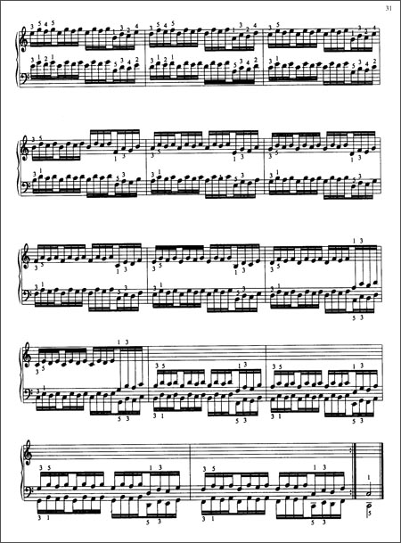 Sample pages of Hanon Fingering Practice (ISBN:7559614418, 9787559614414)