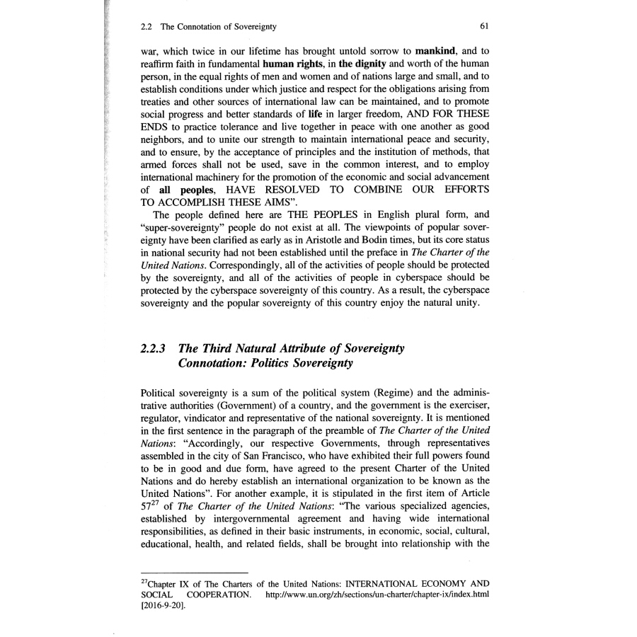 Sample pages of Cyberspace Sovereignty: Reflections on Building a Community of Common Future in Cyberspace (ISBN:9787030539069)