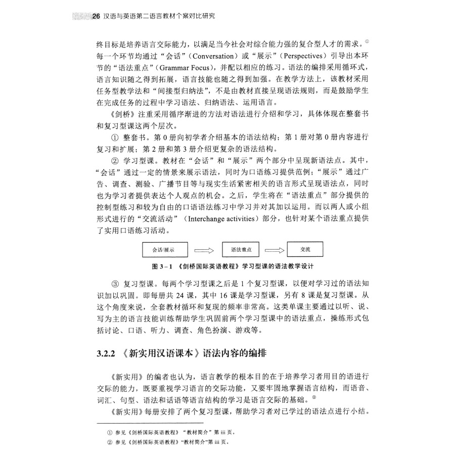 Sample pages of A Comparative Case Study of Teaching Materials for Chinese and English as Second Languages：Interchange and New Practical Chinese Reader as Examples (ISBN:9787566319852)
