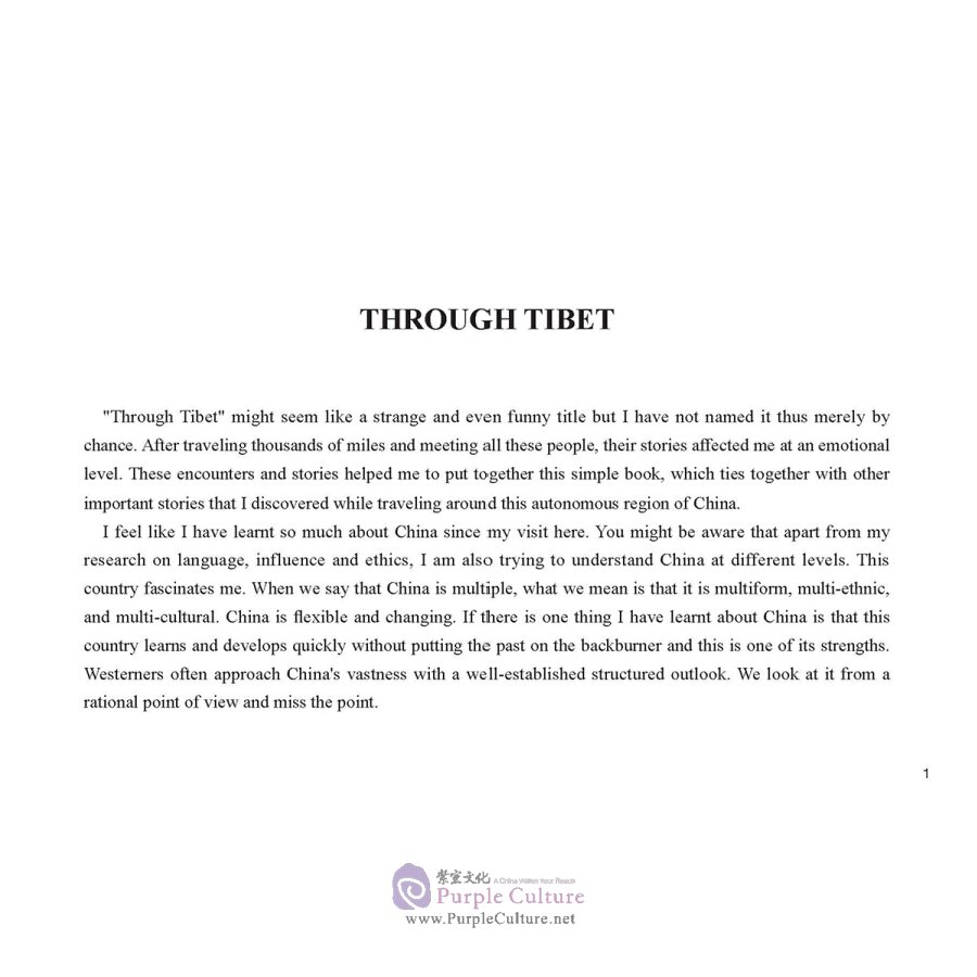Sample pages of Through Tibet / à Travers Le Tibet (ISBN:9787508541402)