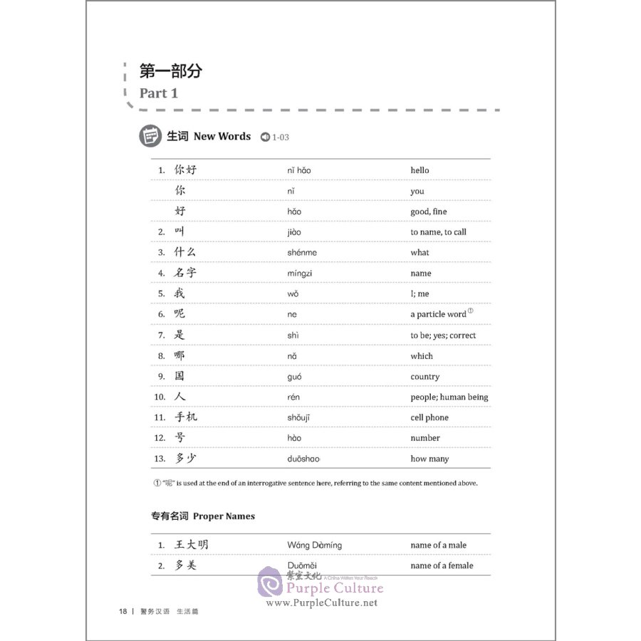 Sample pages of Policing Chinese: Everyday Chinese (ISBN:9787521309348)