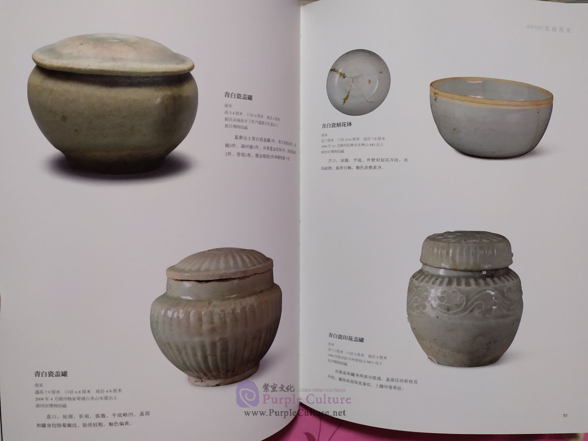 Sample pages of Song and Yuan Dynasty Qingbai Wares Excavated in Zhejiang Province (ISBN:9787514922301)