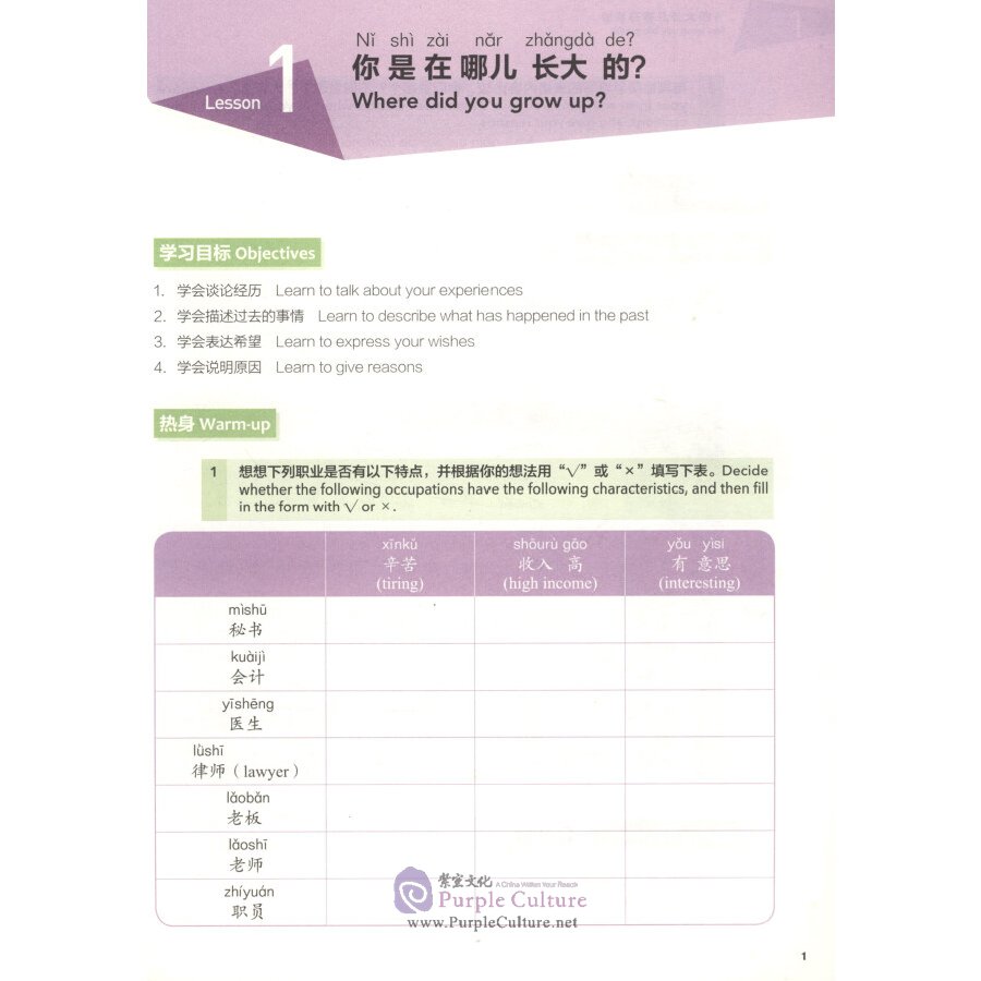 Sample pages of Experiencing Chinese (Revised Edition): Living in China - Advanced (60-80 Hours) (ISBN:9787040495409)
