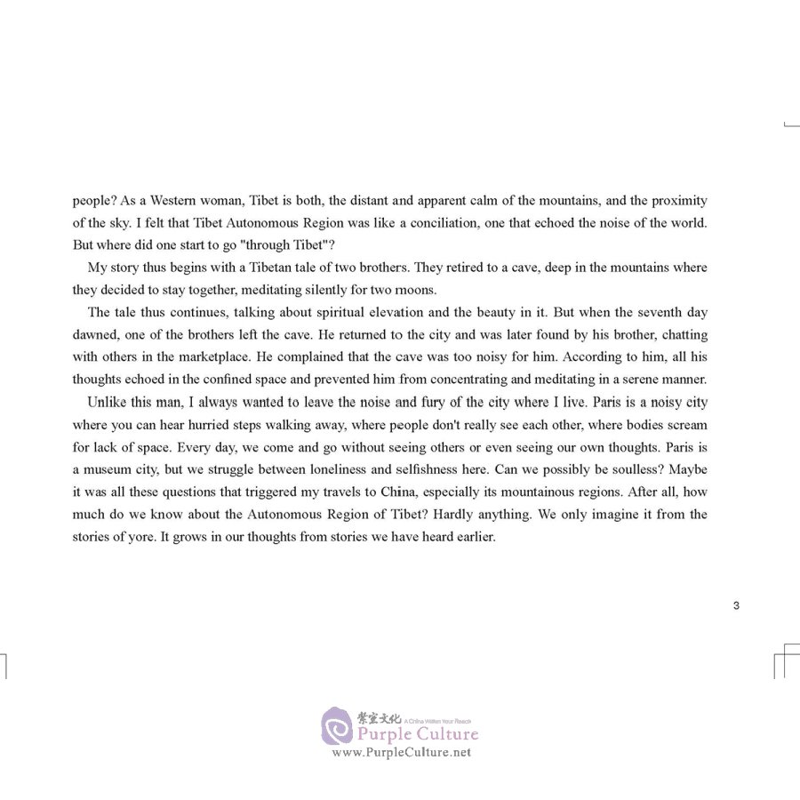 Sample pages of Through Tibet / à Travers Le Tibet (ISBN:9787508541402)