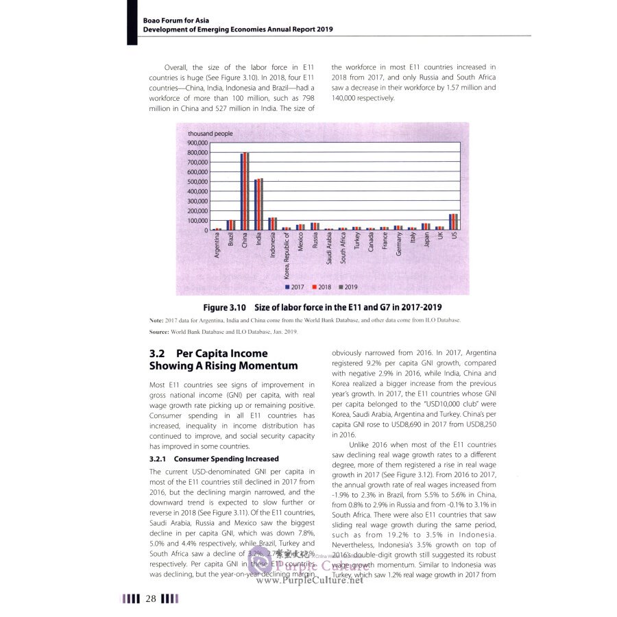 Sample pages of Boao Forum for Asia Development of Emerging Economics Annual Report 2019 (ISBN:9787566320223)