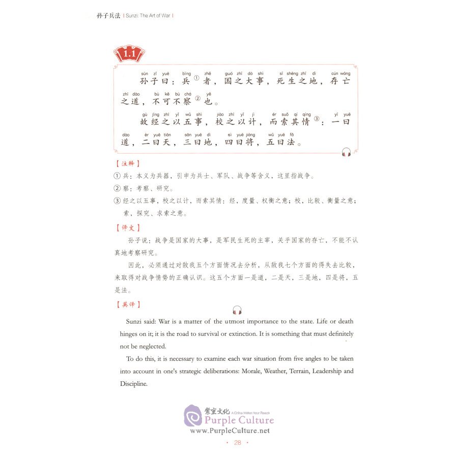 Sample pages of Sunzi：The Art of War (ISBN:9787119121635)