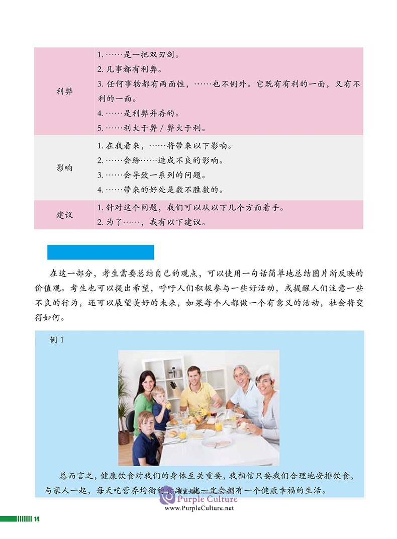 Sample pages of Study Guide to Chinese B Individual Oral Assessment SL Vol 1 (ISBN:9787513819572)