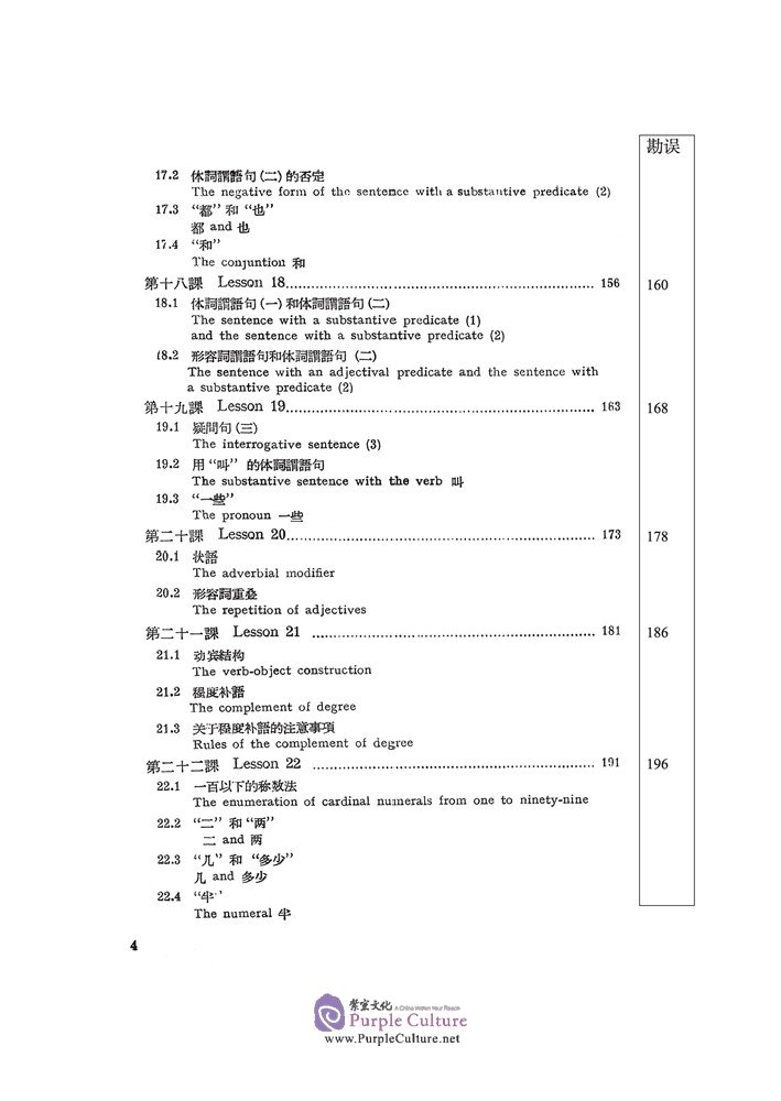 Table of contents: MODERN CHINESE READER (I) (ISBN:9787561957608)