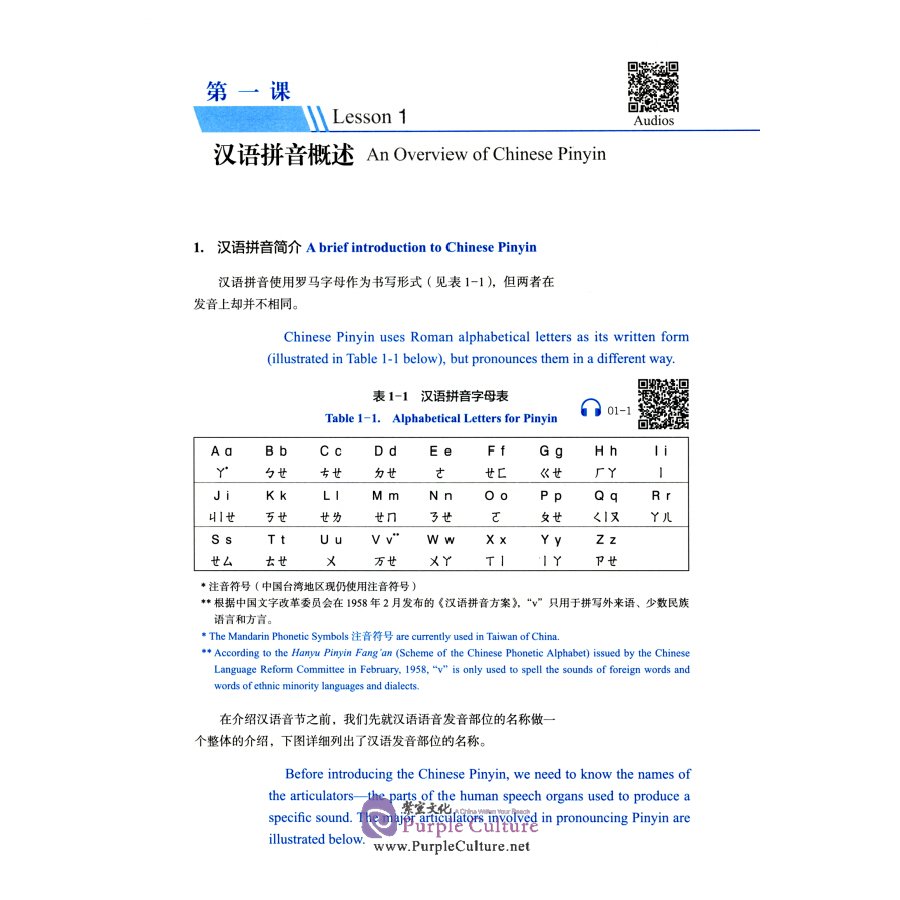 Sample pages of INTRODUCTION TO STANDARD CHINESE PINYIN SYSTEM (2nd Edition) Textbook (ISBN:9787561957219)