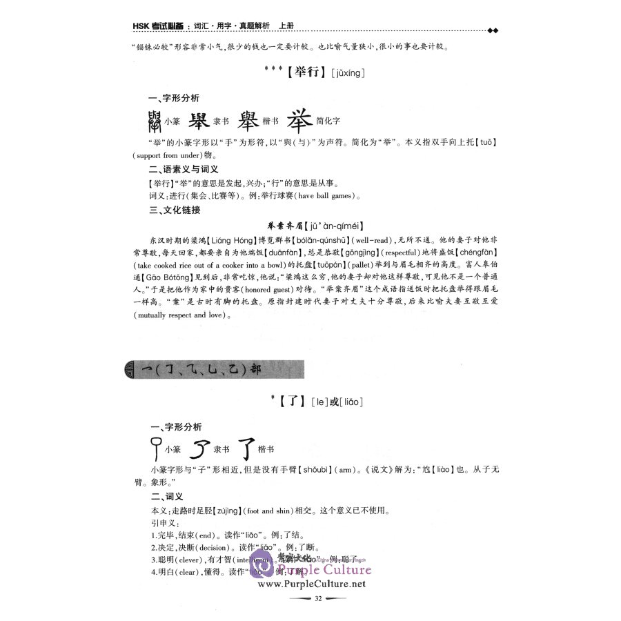 Sample pages of HSK Exam Essentials: Vocabulary, Word Usage, and Real Questions Explanation (2 vols) (ISBN:9787564572709)