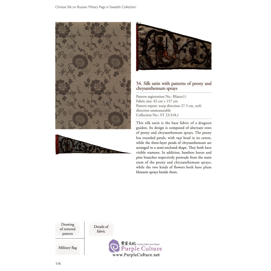 Sample pages of Chinese Silk on Russian Flags in Swedish Collection (ISBN:9787308201643)