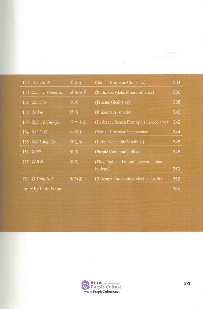 Table of contents: A Concise Illustrated Atlas of Chinese Materia Medica (ISBN:9787117207485)