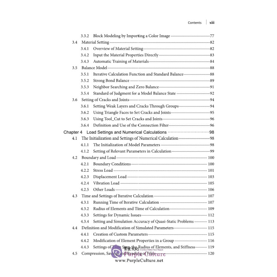 Sample pages of Matrix Discrete Element Analysis of Geological and Geotechnical Engineering (ISBN:9787030674074)