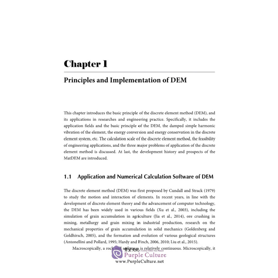 Sample pages of Matrix Discrete Element Analysis of Geological and Geotechnical Engineering (ISBN:9787030674074)