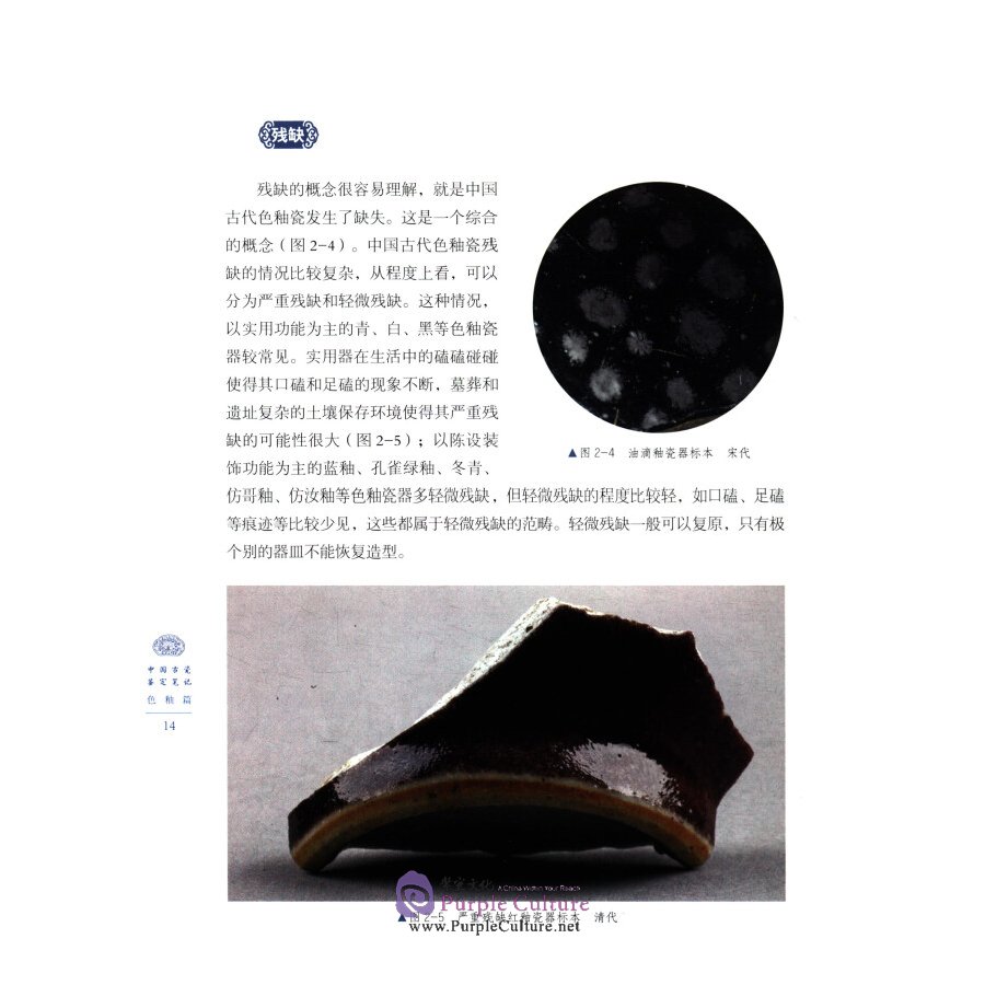 Sample pages of Ancient Chinese Porcelain Identification Notes: Colour Glazes (ISBN:9787548063834)