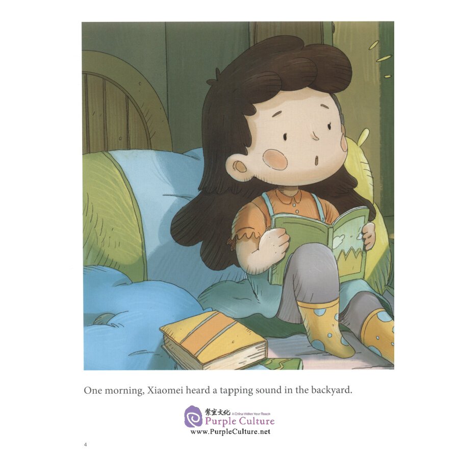 Sample pages of My First Chinese Storybooks - The Stories of Xiaomei: The Woodpecker on the Oak Tree (ISBN:9787513820738)