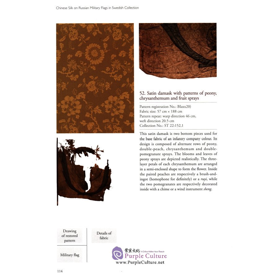 Sample pages of Chinese Silk on Russian Flags in Swedish Collection (ISBN:9787308201643)