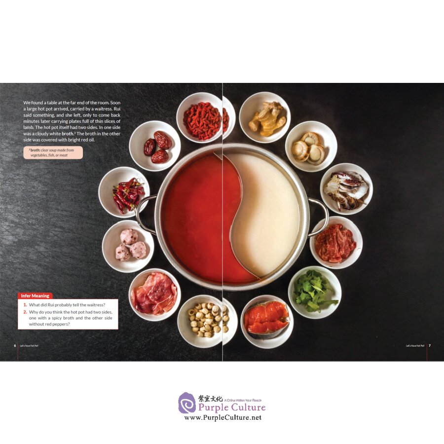 Sample pages of China Readers B1/PET Vol 4: Let's Have Hot Pot! (ISBN:9787107341366)