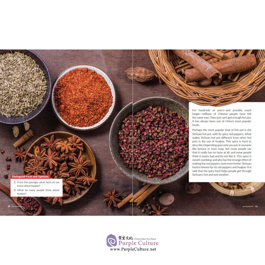 Sample pages of China Readers B1/PET Vol 4: Let's Have Hot Pot! (ISBN:9787107341366)