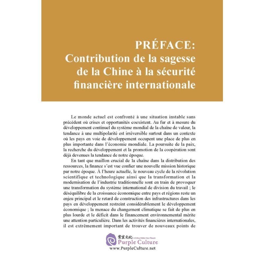 Sample pages of Collection La Chine Et La Gouvernance Mondiale: La Chine et La Securite Financiere Mondiale (ISBN:9787508543802)