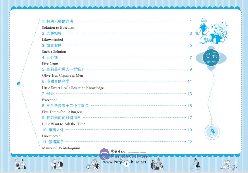 Table of contents: Popeye (in Chinese and English) (ISBN:9787548416661)