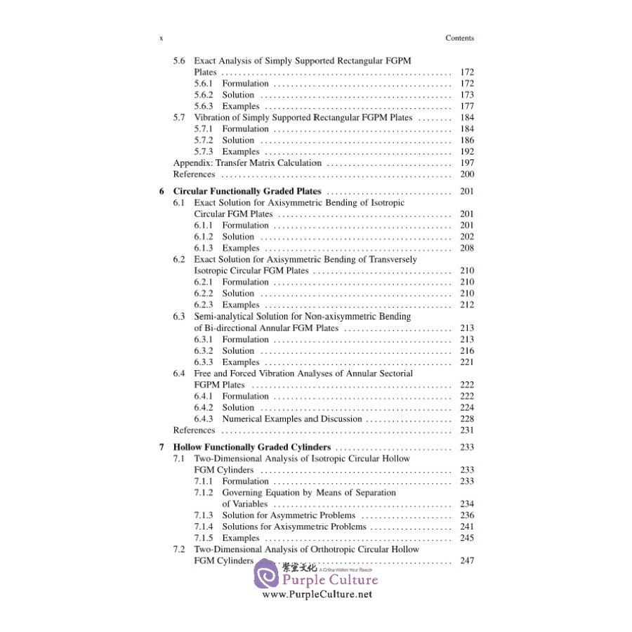 Sample pages of Analytical or Semi-analytical Solutions of Functionally Graded Material Structures (ISBN:9787030689993)