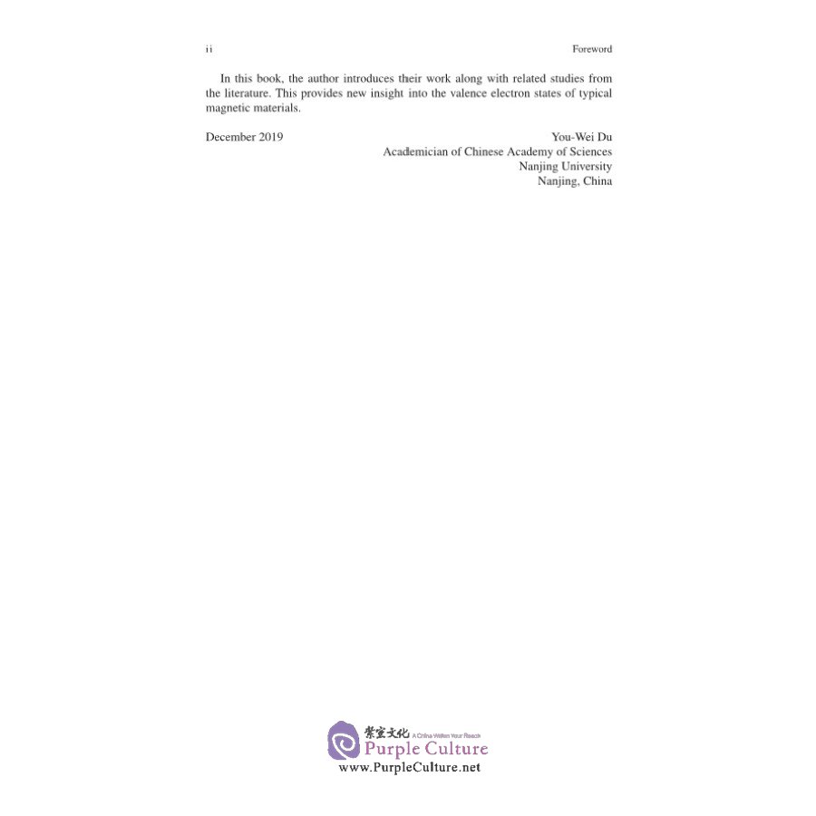 Sample pages of New Itinerant Electron Models of Magnetic Materials (ISBN:9787030687197)