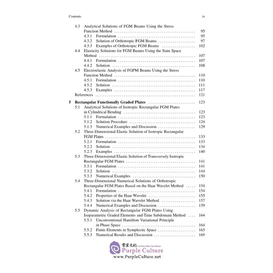 Sample pages of Analytical or Semi-analytical Solutions of Functionally Graded Material Structures (ISBN:9787030689993)