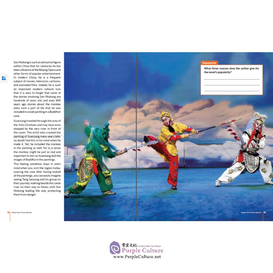 Sample pages of China Readers B2/FCE Vol 2 Monkey King a Chinese Superhero (ISBN:9787107341380)