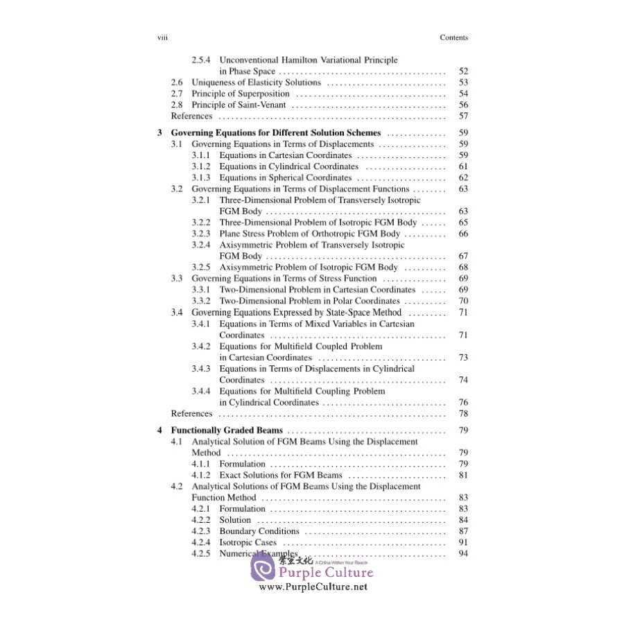 Sample pages of Analytical or Semi-analytical Solutions of Functionally Graded Material Structures (ISBN:9787030689993)