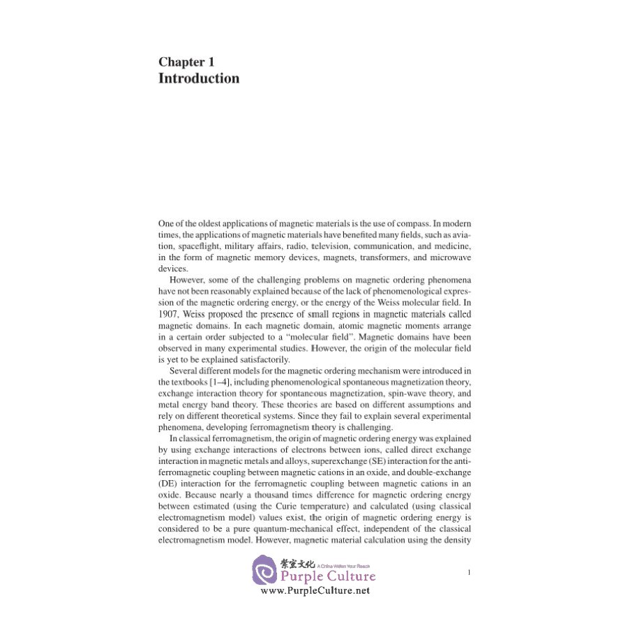Sample pages of New Itinerant Electron Models of Magnetic Materials (ISBN:9787030687197)