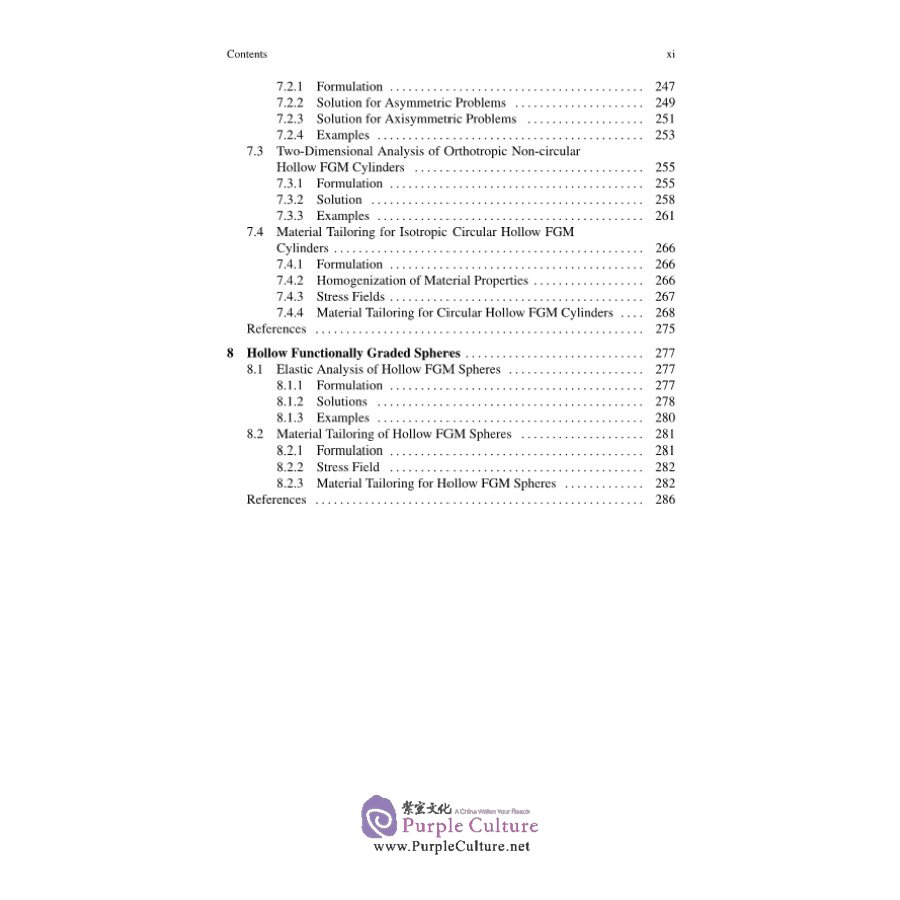 Sample pages of Analytical or Semi-analytical Solutions of Functionally Graded Material Structures (ISBN:9787030689993)