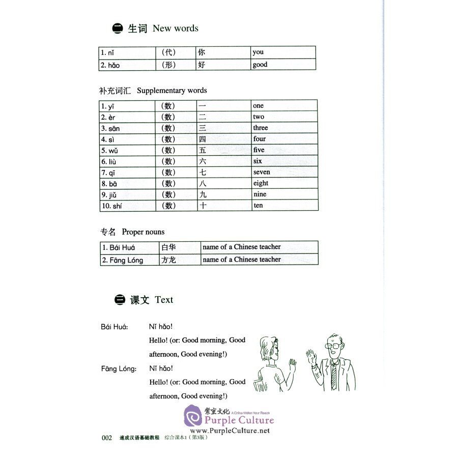 Sample pages of Chinese Crash Course: Integrated Textbook 1 (Third Edition) (ISBN:9787561958643)