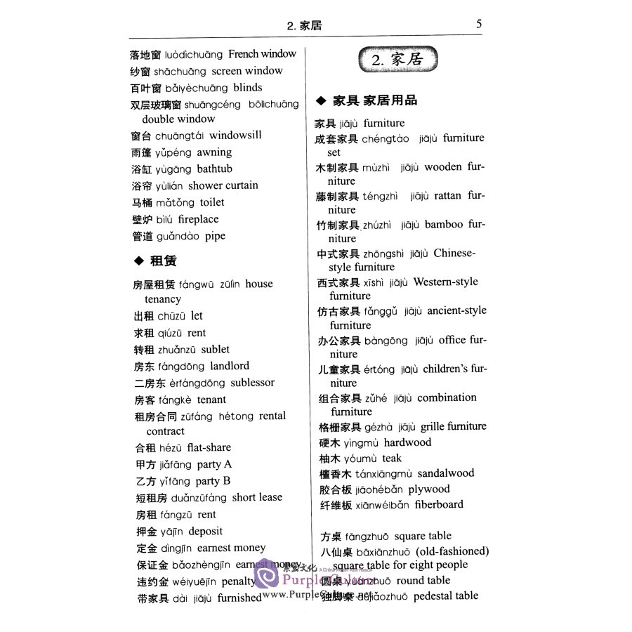 Sample pages of Chinese-English Dictionary of Classified Terms (2nd Edition) (ISBN:9787100186872)