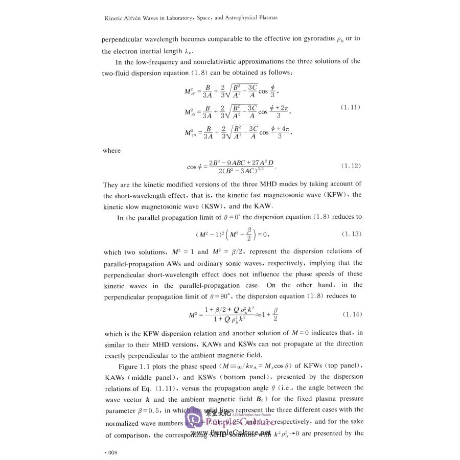 Sample pages of Kinetic Alfvén Waves in Laboratory, Space, and Astrophysical Plasmas (ISBN:9787305239250)