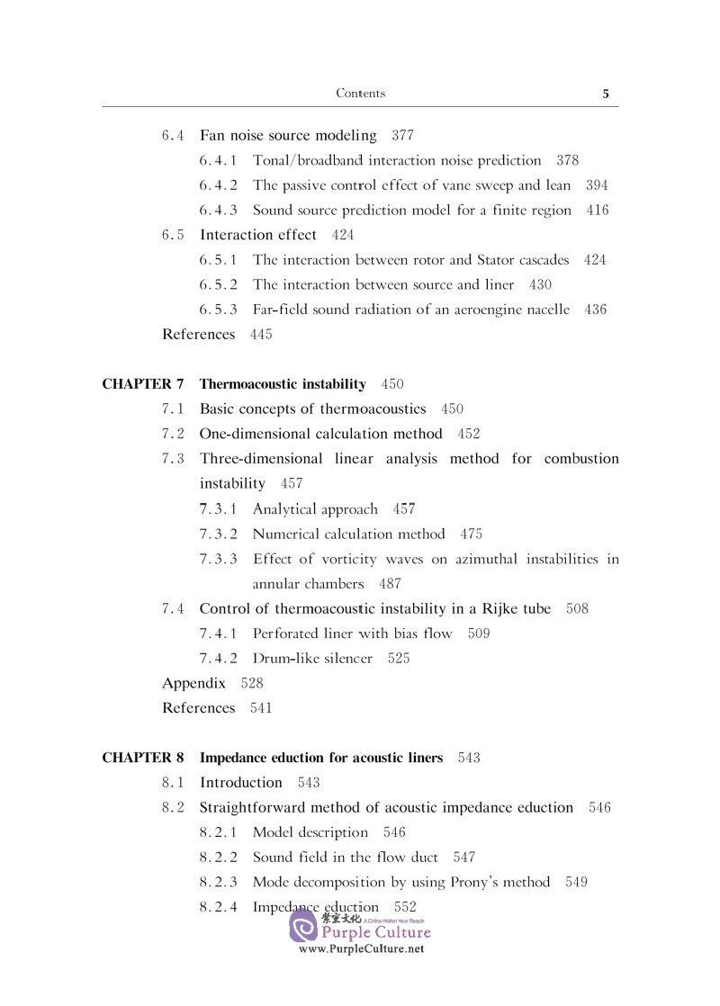 Table of contents: Fundamentals of Aeroacoustics with Applications to Aeropropulsion Systems (ISBN:9787313241412)