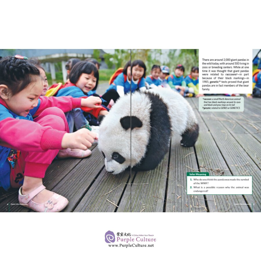 Sample pages of China Readers B2/FCE Vol 1 Pandas China’s Ambassadors (ISBN:9787107341403)