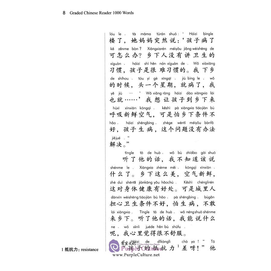 Sample pages of Graded Chinese Reader 1000 Words: Selected Abridged Chinese Contemporary Short Stories (with audio) (ISBN:9787513808316)
