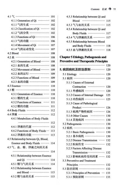 Table of contents: Traditional Chinese Medicine (English-Chinese Edition) (ISBN:9787513292030)