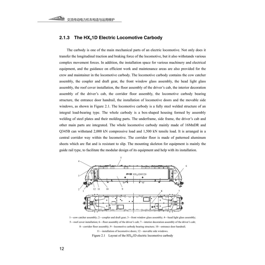 Sample pages of Structure and Maintenance of AC  Drive Electric Locomotives (ISBN:9787512148000)