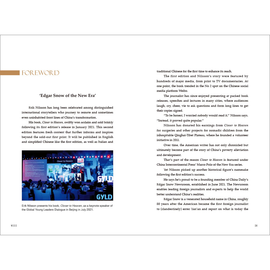 Sample pages of Marco Polo of the New Era: CLOSER TO HEAVEN - A Global Nomad's Journey Through China's Poverty Alleviation (ISBN:9787508548081)