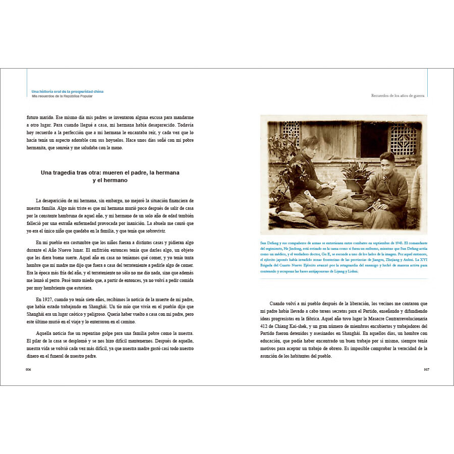 Sample pages of Una historia oral de la prosperidad china: Mis recuerdos de la Republica Popular (ISBN:9787508551579)