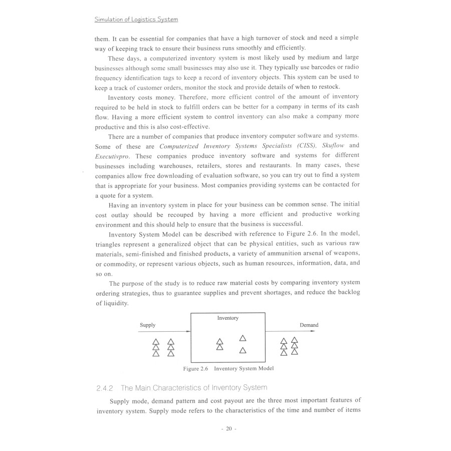 Sample pages of Simulation of Logistics System (ISBN:9787564362263)