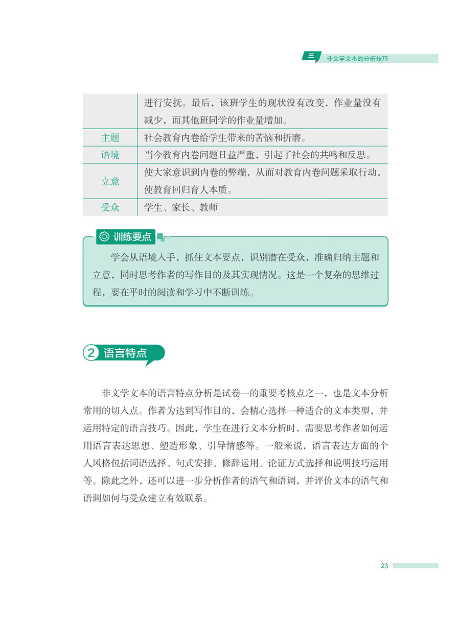 Sample pages of IBDP Chinese A Language and Literature: Writing Guidance For Non-Literary Text Analysis Paper 1 (ISBN:9787513828321)