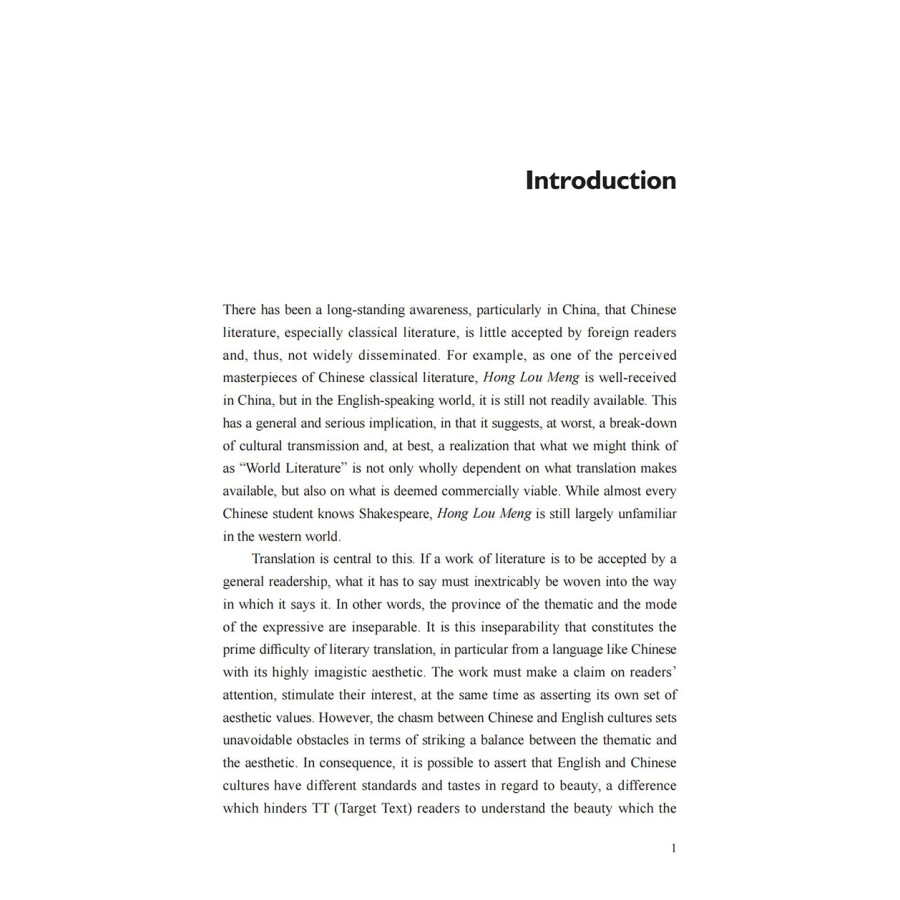 Sample pages of Rewriting and Rebuilding Beauty: The Comparative Study of Two English Version of Hong Lou Meng (ISBN:9787313308351)